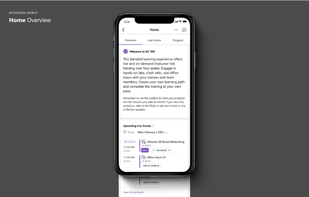 Technology Company - Online Blended Learning Platform and App sample