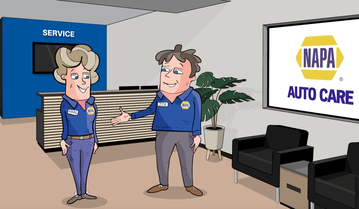 NAPA In-Store Animation Video sample